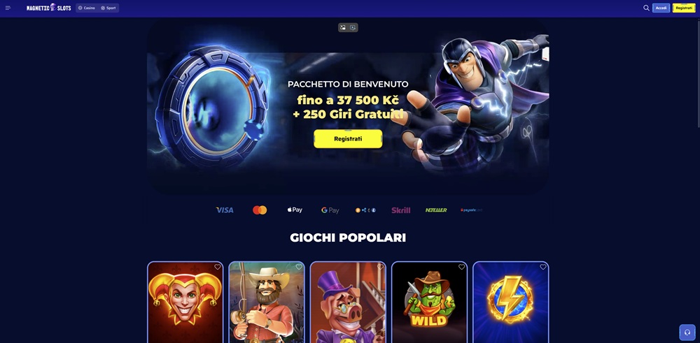magnetic slots